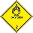 señal de mercancias peligrosas Gases oxidantes 