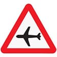 señal de trafico aeropuerto