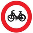 Señal de trafico Entrada prohibida a ciclomotores