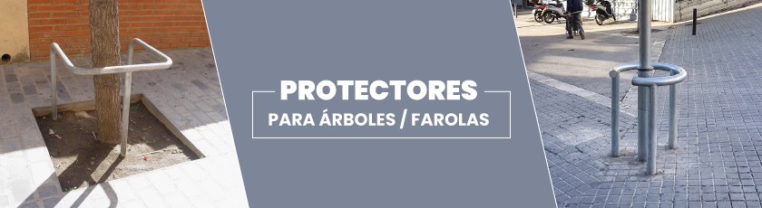 protector para arboles y farolas