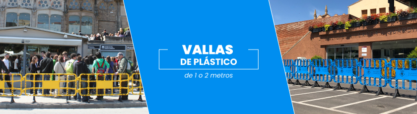 vallas de plastico