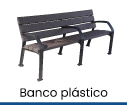 bancos de plástico reciclado