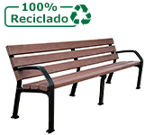 banco plastico reciclado Alba