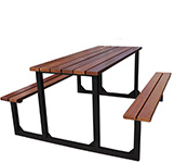 mesa picnic hierro madera mesa Picnic hierro madera