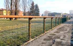 barandilla urbana de acero corten terra