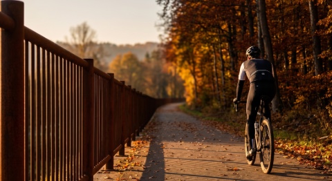 barandilla para caminos de acero corten terra