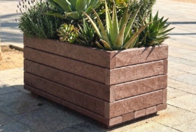 jardinera vita plástico reciclado