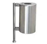 papelera circular acero inox emi