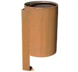 papelera acero corten pindo