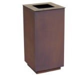 papelera acero corten dara