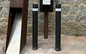 pilonas a-flex fijas negra
