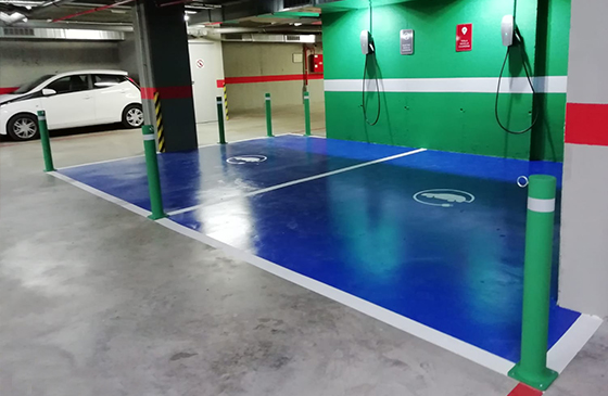 pilona a-flex placa