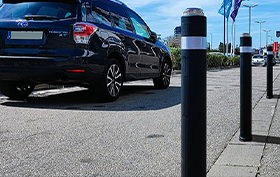 pilona a-flex led solar