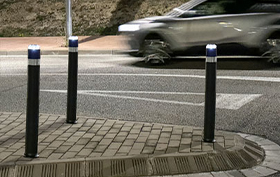 pilona flexible luminosa a-blen led solar