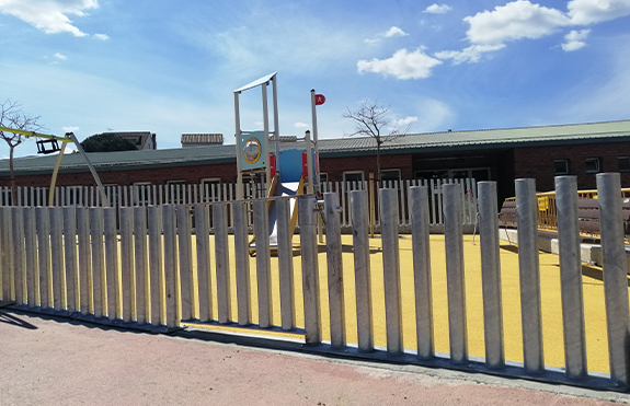 Valla Metalica De Colores Para Parques Infantiles Comunidad Propietarios
